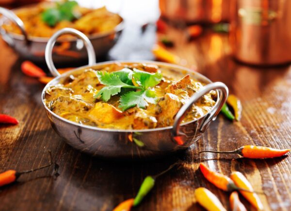 Chicken Satay w/ Rainbow Cauliflower